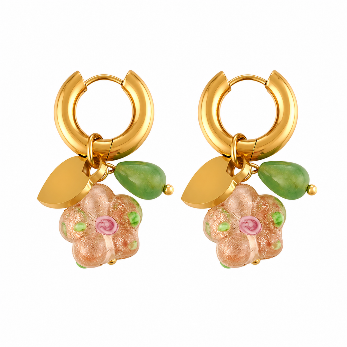 Floral Resin Hoops