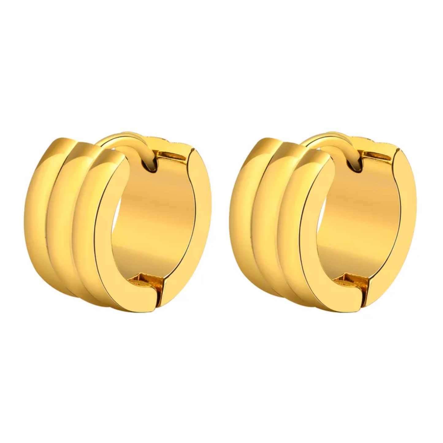 Gold Chunky Hoops