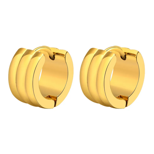 Gold Chunky Hoops