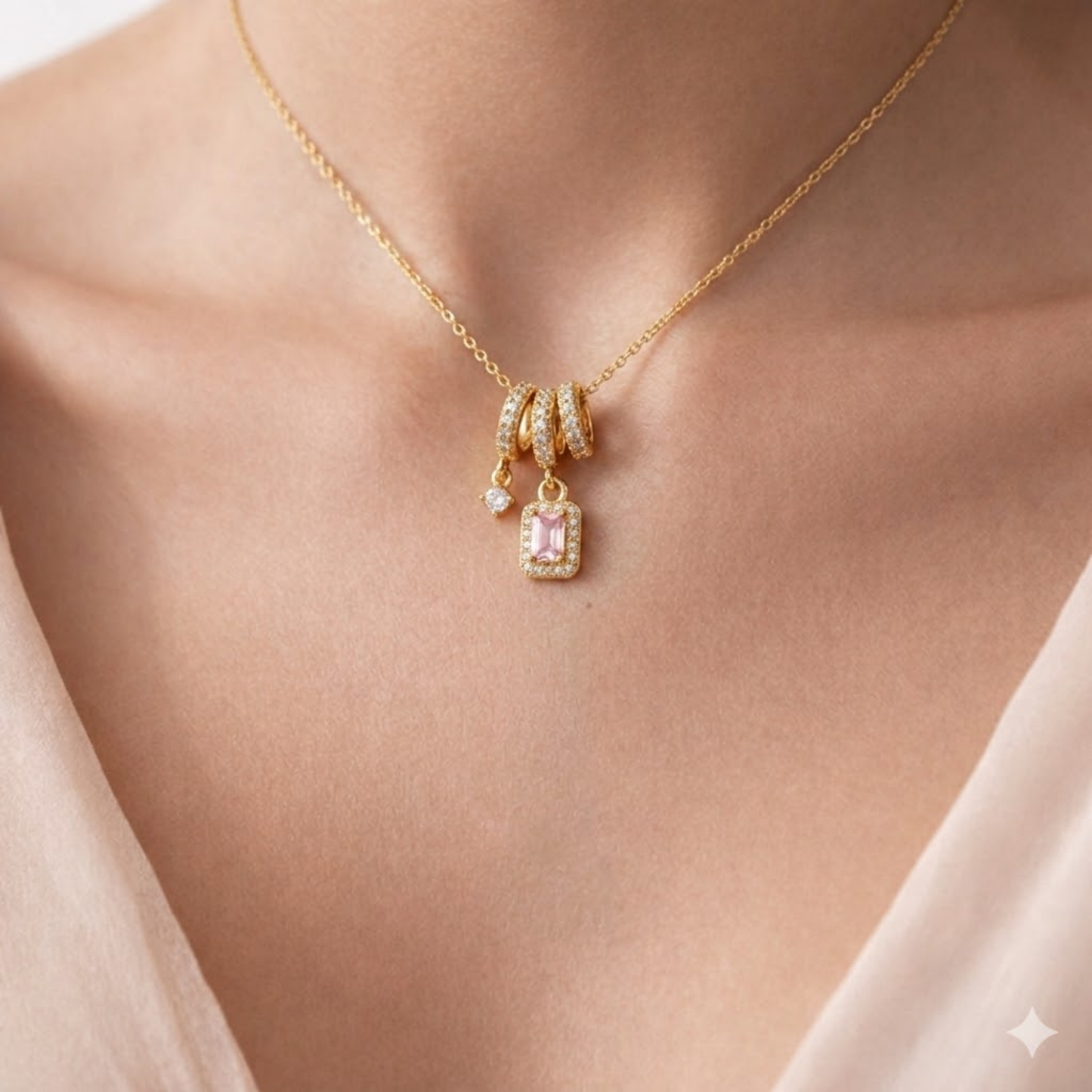 Rosé Glow Pendant