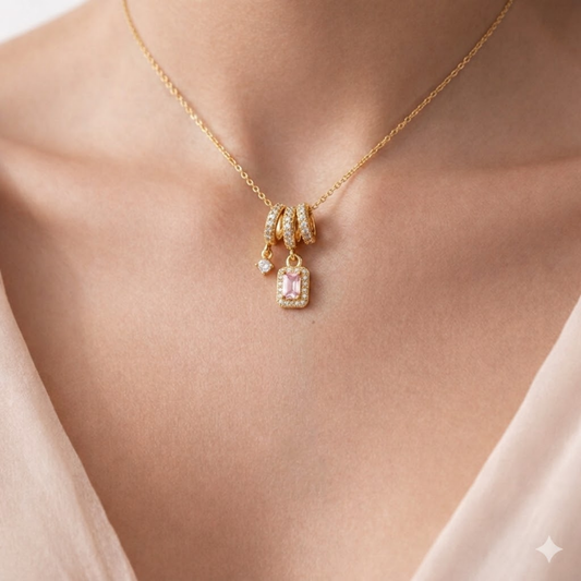 Rosé Glow Pendant