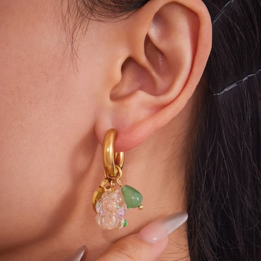 Floral Resin Hoops