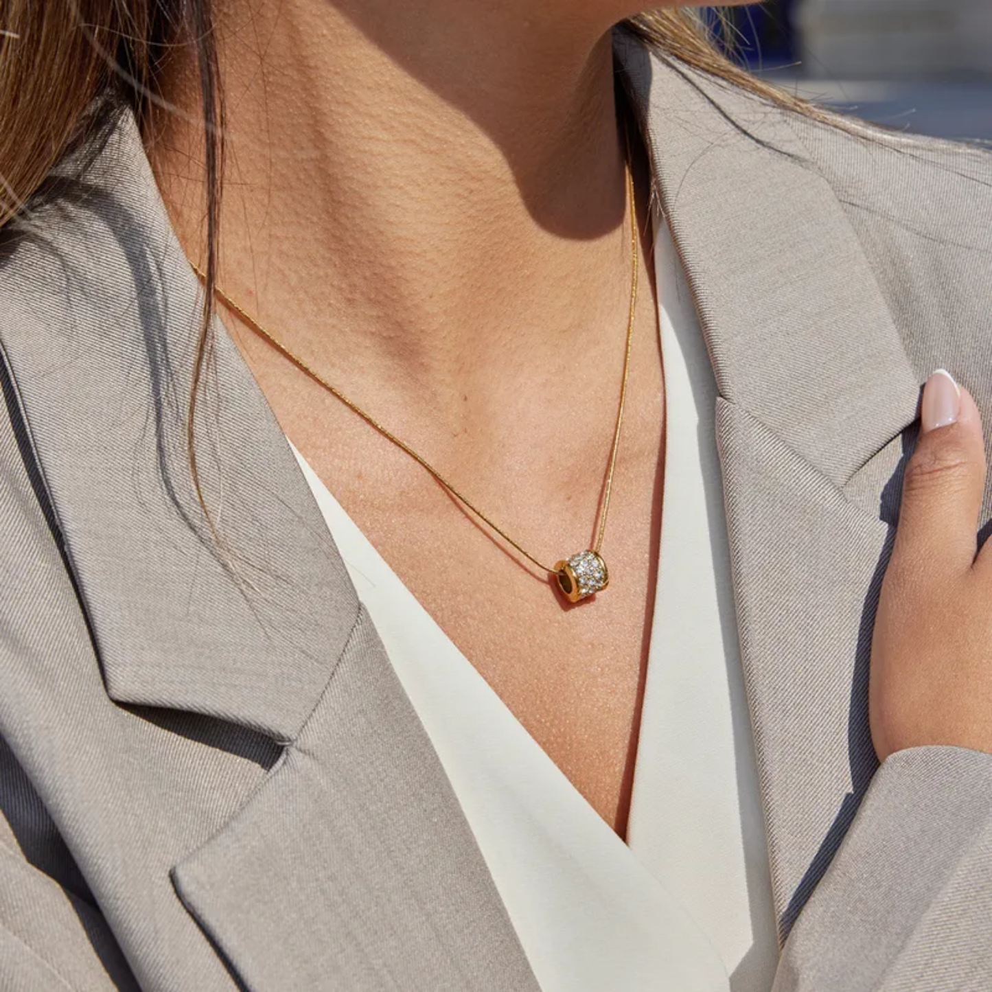 Diamond Pave Necklace