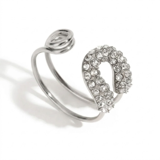 Safety Pin Style Ring